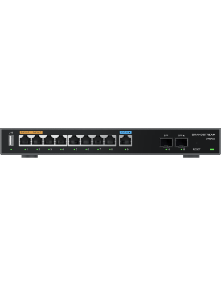 Grandstream GWN7003 - Router 9xGbE WAN/LAN, 2xGbE SFP, VPN, PoE