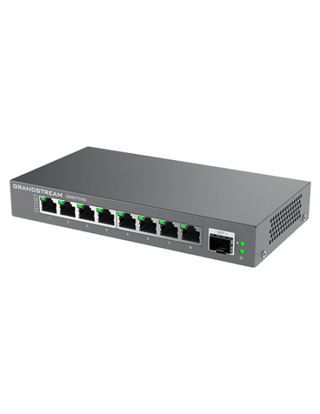 Switch no gest. 8x2,5Gb, 1xSFP+, metal con PSU 12v