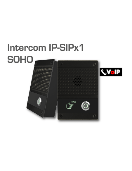 Ciser System DP-91-S - Portero Intercomunicador SoHo de un botón y 1 cuenta SIP, PoE