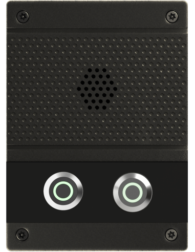 Ciser System DP-91-D - Portero Intercomunicador SoHo de dos botones 2 cuentas SIP, PoE
