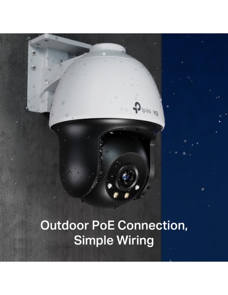 TP-Link VIGI C540(4mm) - Cámara color 4MP, 4mm, PoE, mov. Horiz./vertical