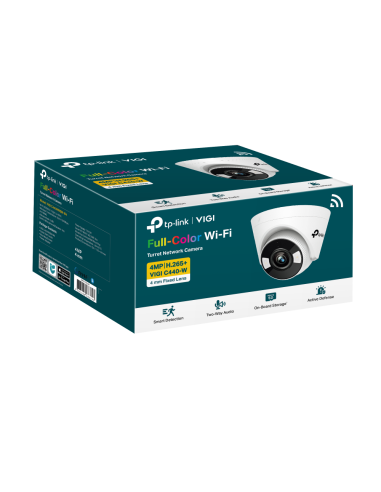 Cámara WiFi color tipo Turret 4MP,...