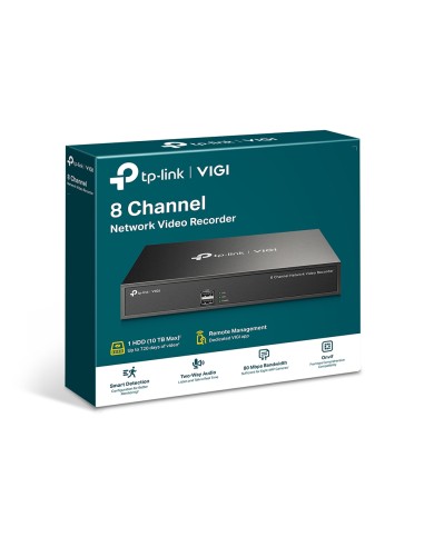 TP-Link VIGI NVR1008H - Grabador de...
