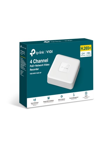 TP-Link VIGI NVR1104H-4P - Grabador...