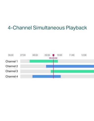 TP-Link VIGI NVR1104H-4P - Grabador...