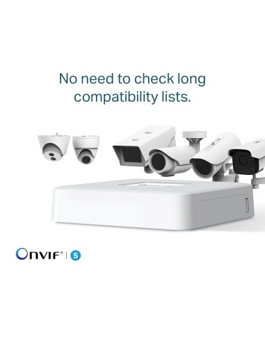 TP-Link VIGI NVR1104H-4P - Grabador...