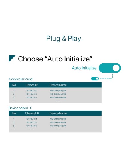 TP-Link VIGI NVR1004H-4P - Grabador de video 4 canales 8MP PoE
