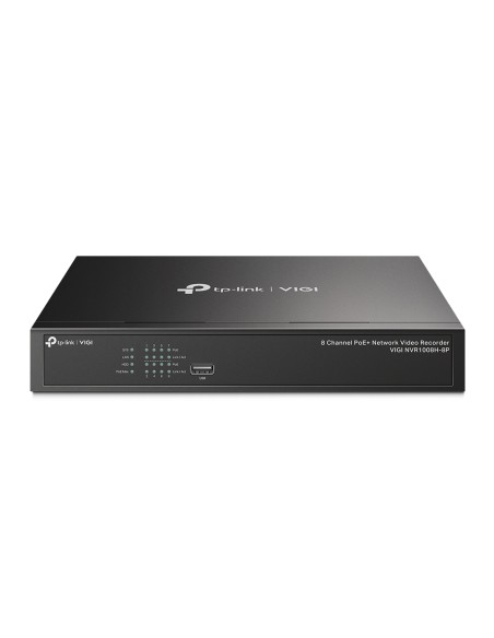 TP-Link VIGI NVR1008H-8P - Grabador de video 8 canales 8MP PoE+