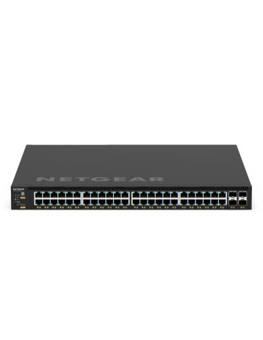 Netgear GSM4352-100NES - M4350-48G4XF Switch gestionable 48 puertos 1GB PoE+ más 4 puertos SFP+ apilable