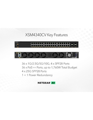 Netgear XSM4340CV-100NES -...