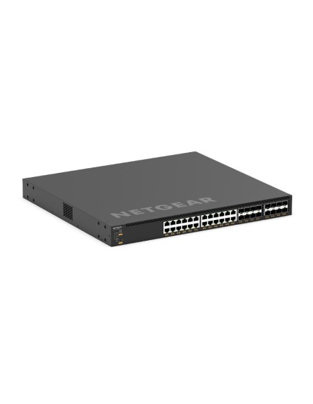 Netgear XSM4340V-100NES - M4350-24X8F8V switch gest. 24x(1GB,2.5GB,5GB,10GB) PoE++, 8xSFP+, 8xSFP28 (1GB,10GB,25GB) para apilar