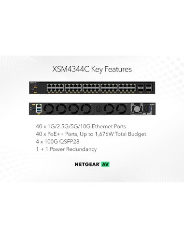 Netgear XSM4344C-100NES - M4350-40X4C...