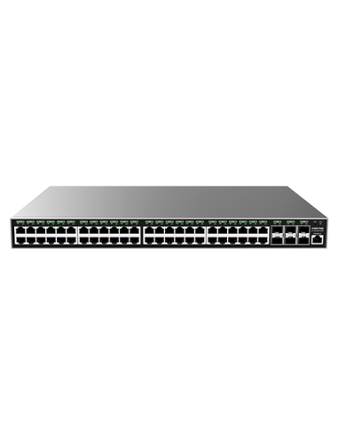 Switch 19" gest. L2+, 48xGb PoE, 6x...