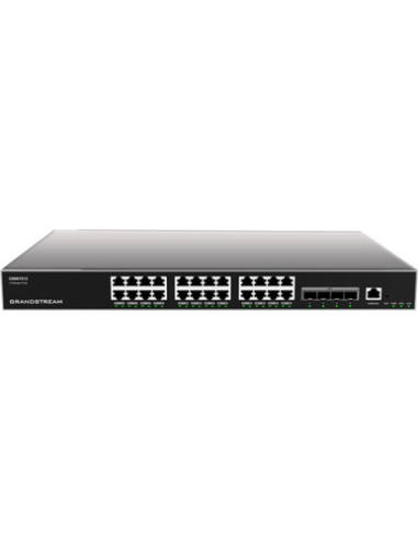 Grandstream GWN7813 - Switch Capa 3, 24xGbE, 4xSFP+, PSU redundante opcional