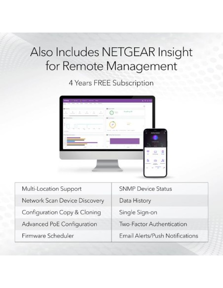 Netgear PR460X-111EUS - Router 10G/Multi-Gigabit Dual-WAN con Insigh 4 años 1x10Gb, 4x2,5Gb, 1xSFP