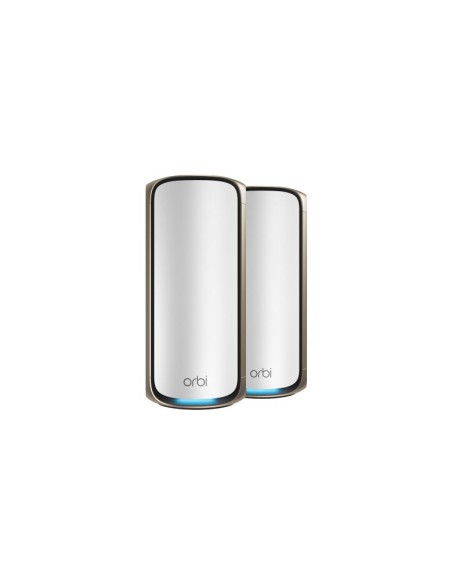 Netgear RBE972S-100EUS - Sistema de malla WiFi 7 de cuatro bandas Orbi serie 970, 27 Gbps, paquete de 2