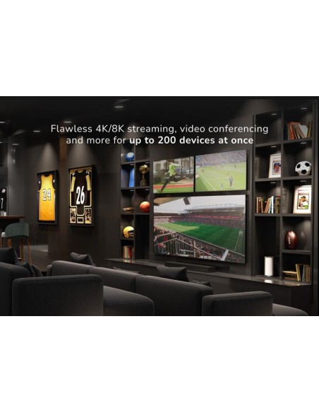 Netgear RBE972S-100EUS - Sistema de malla WiFi 7 de cuatro bandas Orbi serie 970, 27 Gbps, paquete de 2