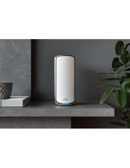Netgear RBE973S-100EUS - Sistema de malla WiFi 7 de cuatro bandas Orbi serie 970, 27 Gbps, paquete de 3