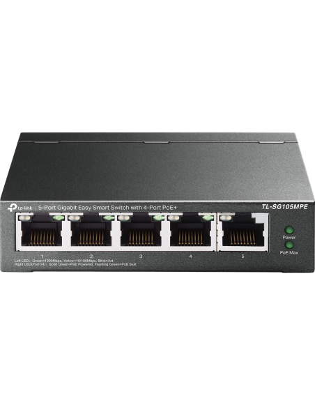 TP-Link SG105MPE - Switch 5xGb con 4xPoE+