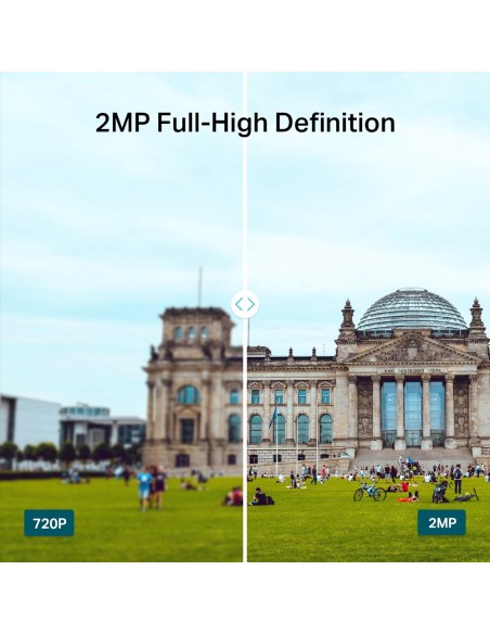 TP-Link VIGI C320I(6mm) - Cámara IP tipo bullet IR color exteriores 2MP, 6mm