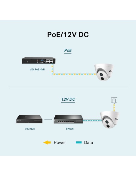TP-Link VIGI C430I(4mm) - Cámara IP tipo turret IR color 3MP, 4mm