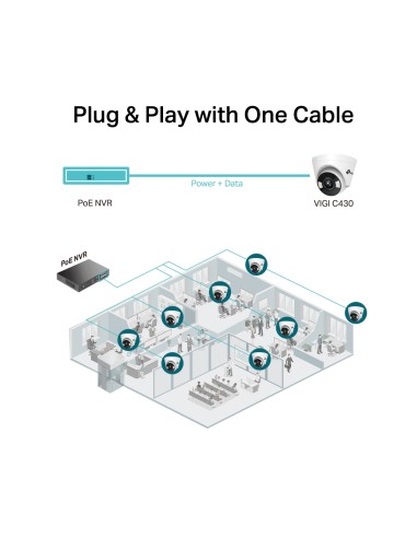 TP-Link VIGI C430(2.8mm) - Cámara IP...
