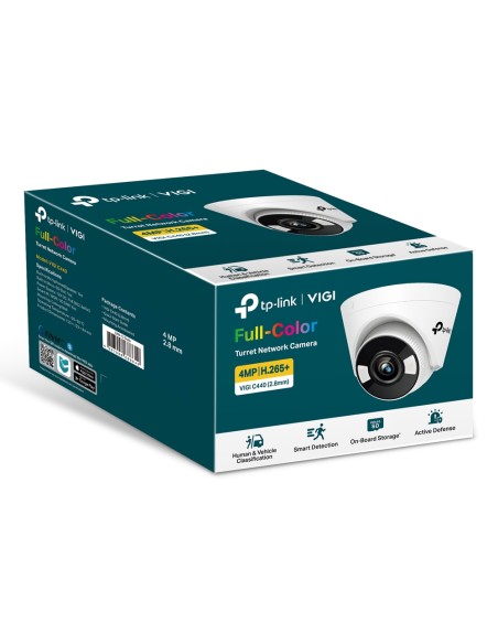 TP-Link VIGI C450(2.8mm) - Cámara IP tipo turret Full Color 5MP, 2,8mm