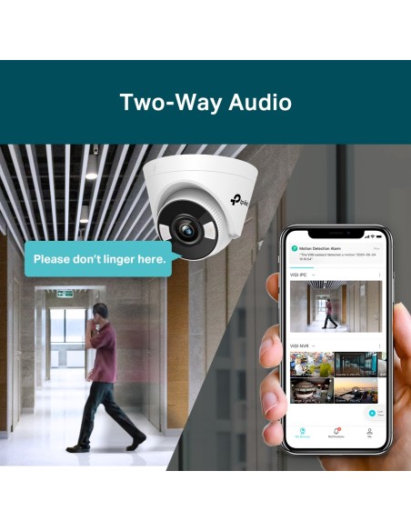 TP-Link VIGI C450(2.8mm) - Cámara IP tipo turret Full Color 5MP, 2,8mm