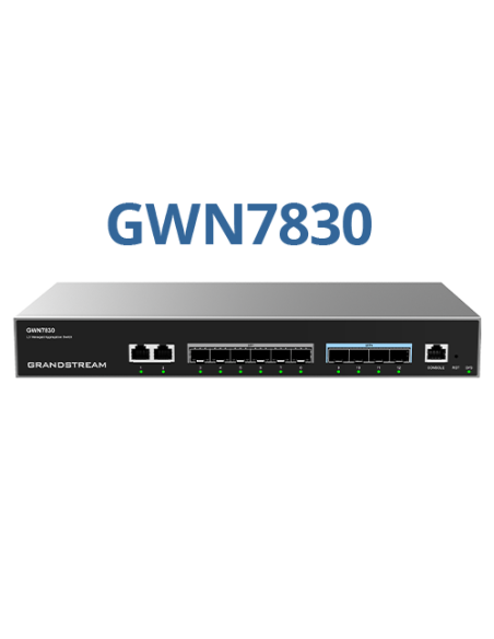 Switch gestionable layer 3, 6xSFP, 4xSFP+, 2xGbE