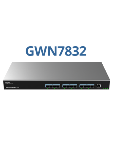 Grandstream GWN7832 - Switch Capa 3, 12xSFP+, PSU redundante opcional