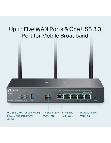 RouterVPN AX3000 Gigabit Omada