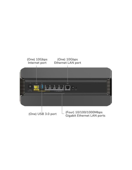 Netgear RS700S-100EUS - Enrutador Nighthawk Tri-Band WiFi 7, 19 Gbps, puerto 10 Gb