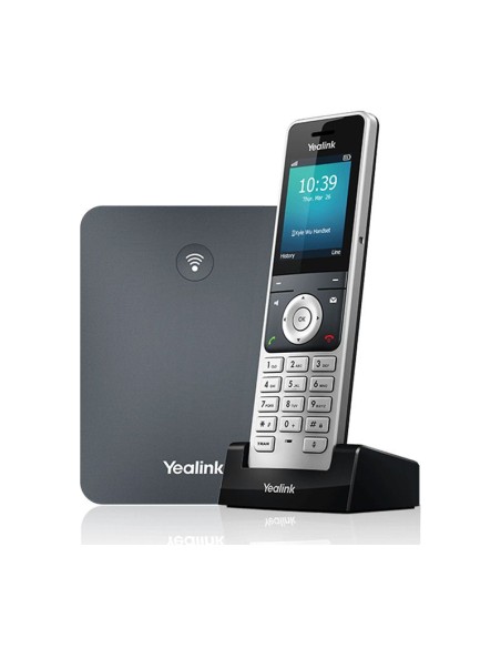 Yealink W76P- Sistema telefónico DECT (W70B+W56H ), con 10 cuentas SIP, PoE