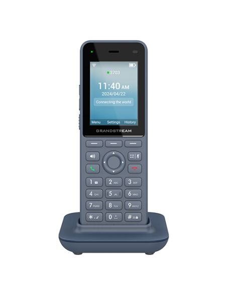 Grandstream WP826 - Teléfono WiFi 6, LCD 2,4", 3 cuentas SIP