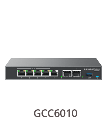Grandstream GCC6010 - Solución todo en uno GCC,  12xExtensiones, 4xLlamadas simultáneas