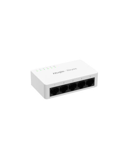Switch 5x100Mbps, no gestionado, plástico