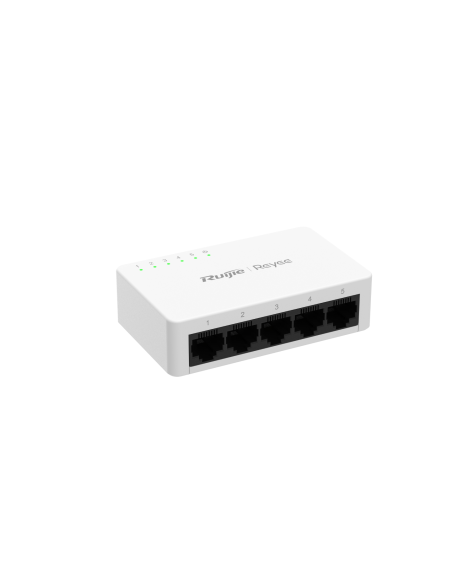 Switch 5x100Mbps, no gestionado, plástico