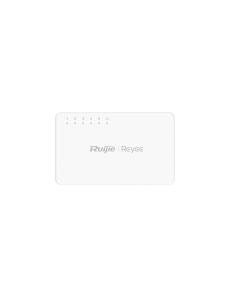 Switch 5x100Mbps, no gestionado, plástico