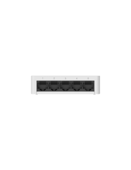 Switch 5x100Mbps, no gestionado, plástico