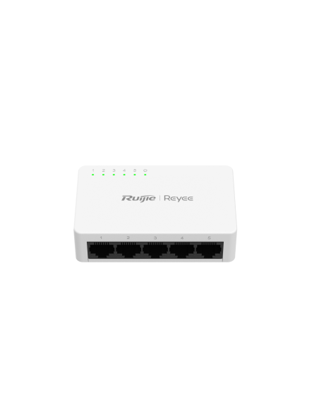 Switch 5x100Mbps, no gestionado, plástico
