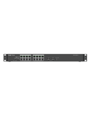 Switch 16xGb, 2xGb/SFP, 16xPoE+ 247W metal