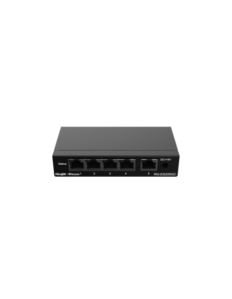 Reyee RG-ES205GC-P - Switch Cloud 5xGb, 4xPoE+ 54W, metal