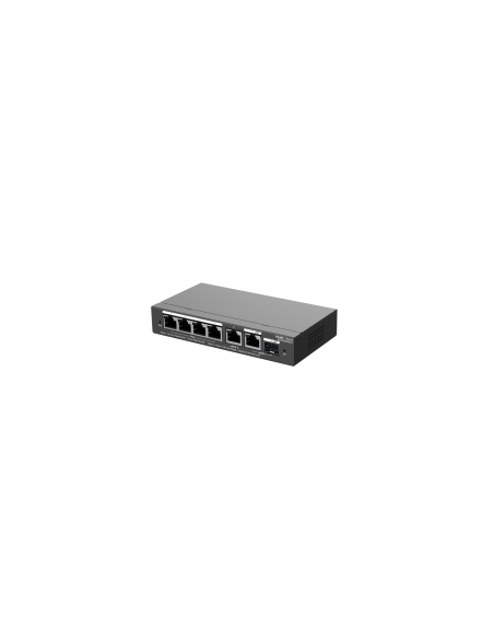Reyee RG-ES206GS-P - Switch Cloud 6xGb, 1xGb/SFP, 4xPoE+ 54W, metal