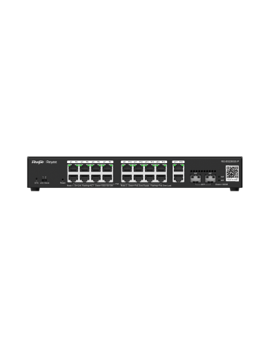 Switch Cloud 20xGb, 2xGb/SFP, 16xPoE+ 250W metal