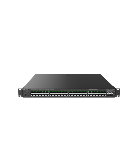 Switch L2 Cloud 48xGb, 4xSFP 48xPoE+ 30W metal