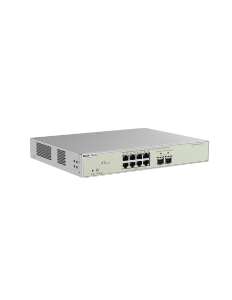 Ruyee RG-NBS5300-8MG2XS-UP - Switch L3 Cloud 8xMGb, 2xSFP+, 8xPoE++ 370W, metal