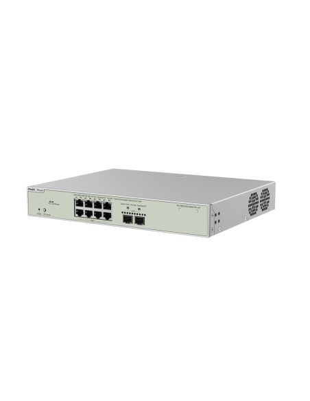 Ruyee RG-NBS5300-8MG2XS-UP - Switch L3 Cloud 8xMGb, 2xSFP+, 8xPoE++ 370W, metal