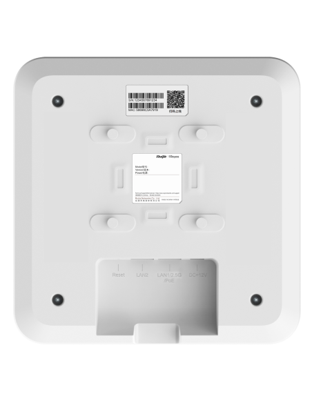 Reyee RG-RAP2260 - AP Cloud Wi-Fi 6 dual, 2xGb, MIMO 2X2, PoE, techo