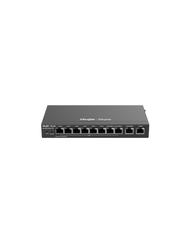 Reyee RG-EG210G-P-V3 - Router Controlador 10xGb, 8xPoE, 4xWAN, 600Mbps