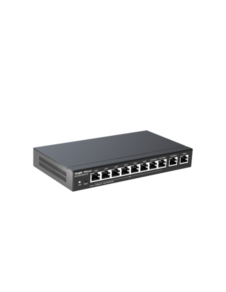 Reyee RG-EG310GH-P-E - Router Controlador 10xGbE, 8xPoE, 1xWAN, 1500Mbps